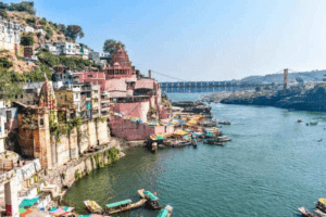 View of Omkareshwar Temple